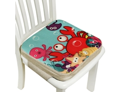 Asiento elevador Eifson para silla de comedor infantil, 5 cm (cangrejo)