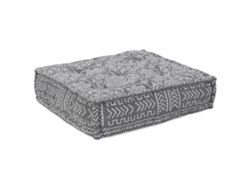 Puf modular gris claro 70x70x54 Tejido Lovely Home