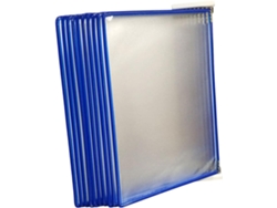 Organizador De Archivos Transparente Para Pared Con Páginas Para Oficina, Portadocumentos Colgante Compacto