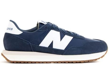 Zapatillas Deportivas NEW BALANCE 237 (Azul Mariño - Cuero Natural, Tejido- 45)