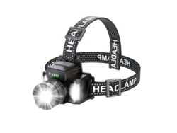 Linterna Frontal Led Recargable Para Adultos, Alta Luminosidad Y Sensor De Movimiento, Ajustable A 90°, Superbrillante, Con Zoom, Resistente