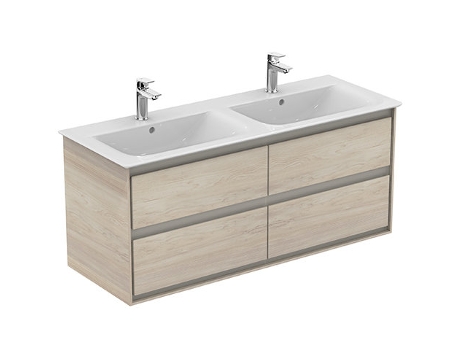 IDEAL STANDARD CONNECT Air furniture Double vanity unit, 1200 mm, 4 extraíbles, E0822