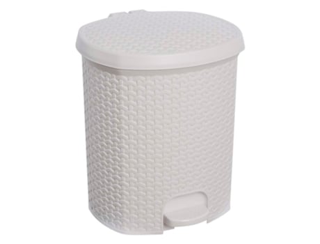 Cubo Basura KEEEPER 21L con Tapa Blanco Nórdico