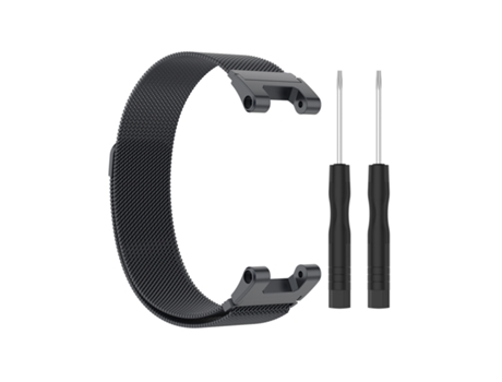 Para correa de reloj Huami Amazfit T-Rex A1918 Milan con destornillador (gris oscuro)
