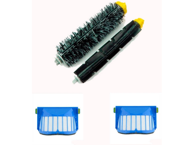 Pack Roomba 2 Filtros Hepa + Kit de Cepillos Centrales serie 600