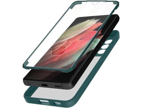 Funda Samsung Galaxy S21 Ultra AVIZAR Plexiglás (Verde)