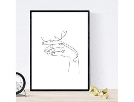 Poster NACNIC Dibujos y Bocetos a Una Linea (A3)