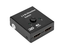 Conmutador Hdmi Compatible Con 4k Conmutador Hdmi De 2 Entradas A 1 Salida Divisor Hdmi Conmutador Hdmi
