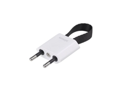 Enchufe Schuko de 2 pines con salida frontal/lateral, color blanco, Simon (10 A, 250 V, IP20)