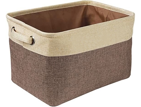 Cesta de almacenamiento de juguetes para perros plegable - Caja de almacenamiento rectangular para juguetes para perros, abrigos, ropa para perros,...