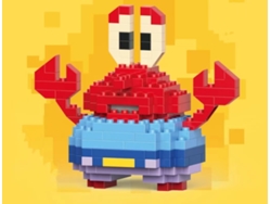 ASEANAO 3D Mini Building Blocks, Micro BlocksToy Gift,Easter/Birthday/Christmas (Crabs 149 pcs)