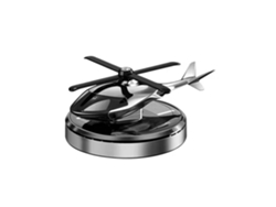 Ambientador Para Coche Con Diseño De Helicóptero Solar, Hélice De Aleación Giratoria Y Difusor De Perfume.