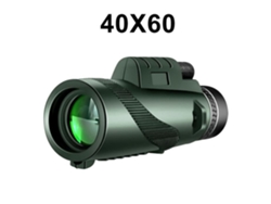 RUMOCOVO Telescopio monocular con zoom de bolsillo impermeable de visión nocturna 40X60 con teléfono inteligente