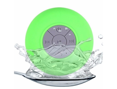 Altavoz Bluetooth mini inalámbrico manos libres impermeable coche baño oficina playa estéreo subwoofer música verde