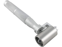 Rodillo Para Costuras De Bricolaje, Herramienta De Acero Inoxidable Para Empapelar Con Mango Ergonómico Para Decoración Del Hogar, Plateado, Longitud