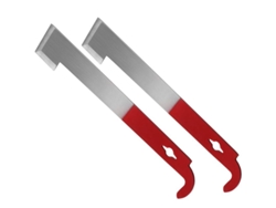 Herramienta De Colmena De Acero Inoxidable J Hook Y Scraper Para Apicultura 2 Piezas
