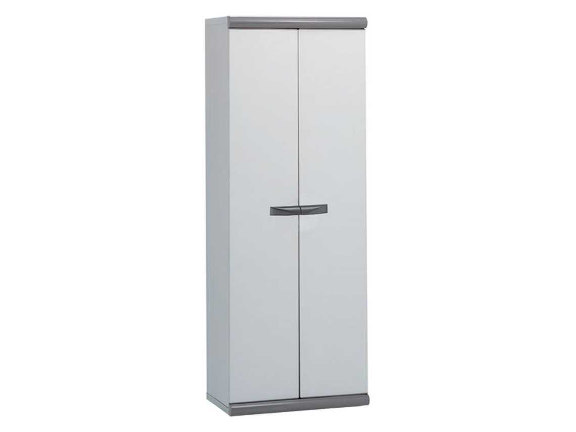 Armário de Resina Coimbra 2 Doors 3 Shelves Branco 62.5 X 39 X 169 Cmgardiun