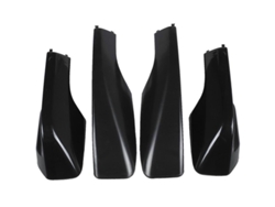 Pack 4 tapas extremo baca techo coche. Repuesto accesorio.