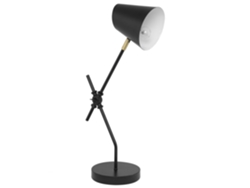 Lámpara de mesa BELIANI Horton de Metal Negro 15x16x56