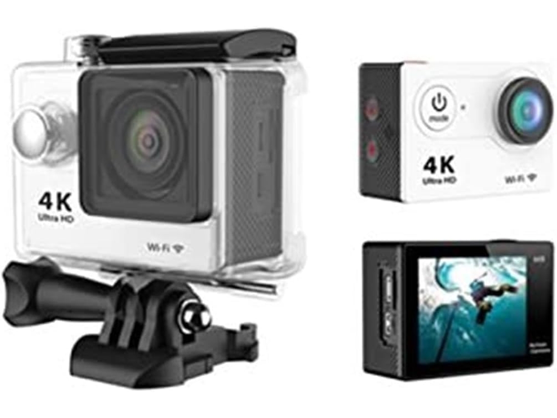Cámara De Acción H9r Con Estabilización De Imagen, 12mp Ultra Hd, Distancia De 30m, Pantalla Lcd De 2"(h9 0ption2