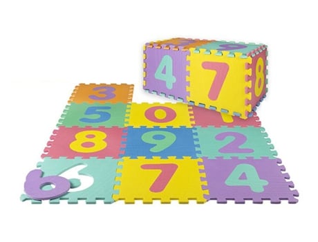 Tapete de Atividades CB TOYS Alfombra puzle goma EVA (32x32x1 cm - 10 meses)