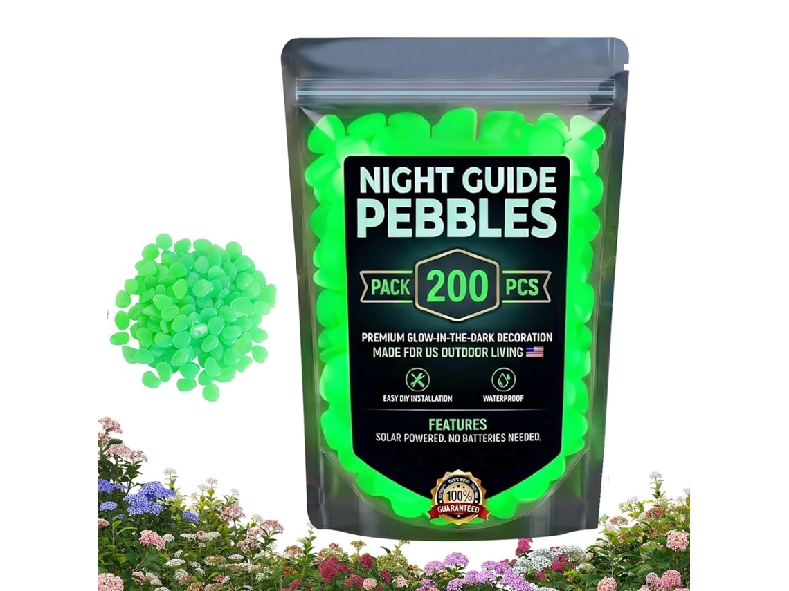 Piedras Fosforescentes, 200 Piezas, Guijarros Fosforescentes Para Acuario Guijarros Fosforescentes Para Exteriores Para