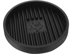 Bandeja Negra Antideslizante Para Vasos Con Pistón Y Bandeja Recogegotas.