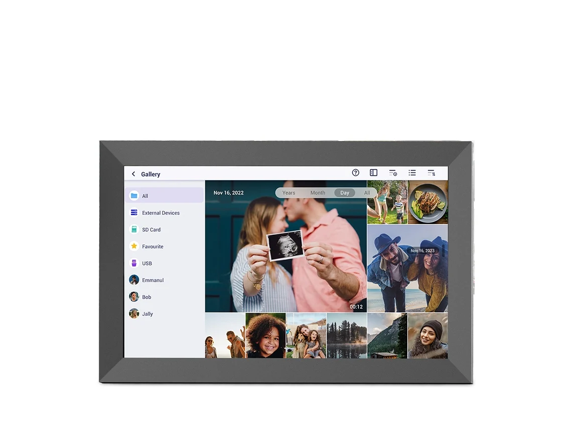 Marco de fotos digital Wifi Prado XL Prixton (pantalla táctil IPS Full HD de 15,6" y 32 GB)