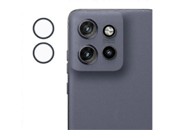 Protector de lente de cámara compatible con Motorola Edge 50 Neo 5g Hd, película transparente con marco de metal Facpoet