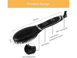 Plancha de pelo YIZHOOD Adc044 Negro 120°C 200°C