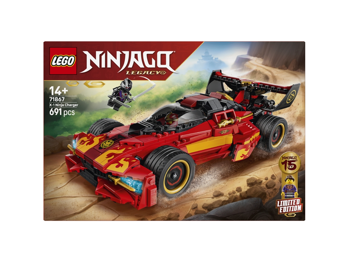 Lego® 71867 Ninjago Deportivo Ninja X-1: 15 Aniversario - Maqueta De Coche