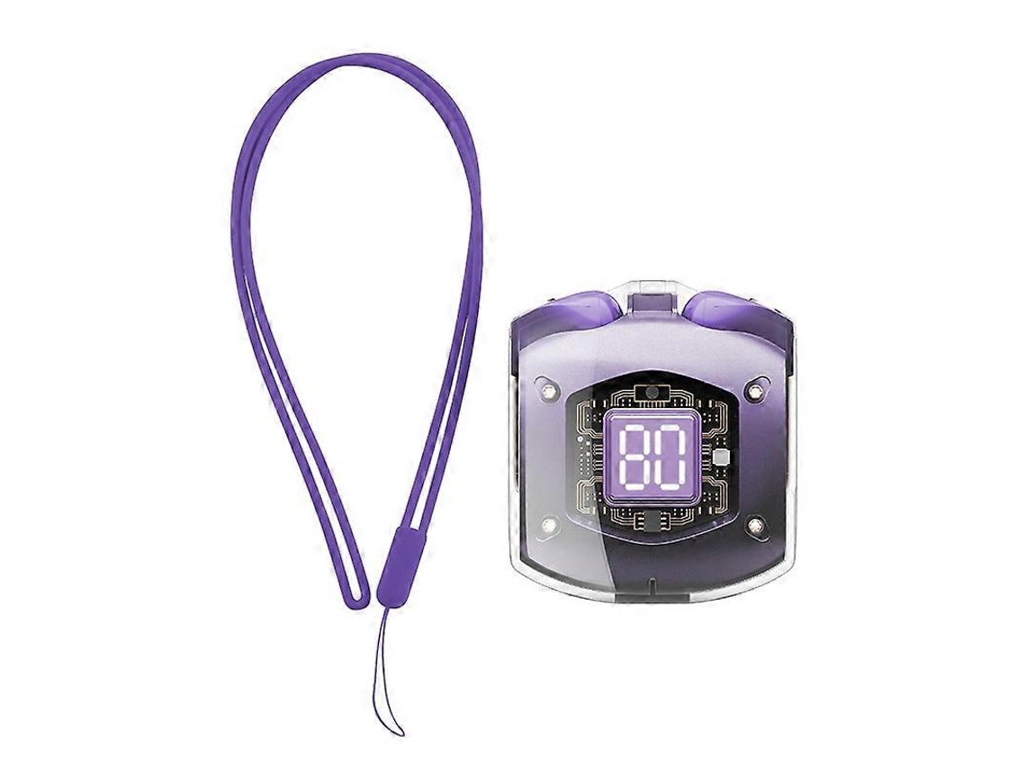 Auriculares inalámbricos Bluetooth Rock Rau0766 TWS transparentes con cordón Hengrongshen