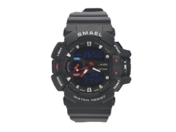 Reloj Hombre Deportivo Multifuncional De Doble Pantalla Redondo De Pulsera