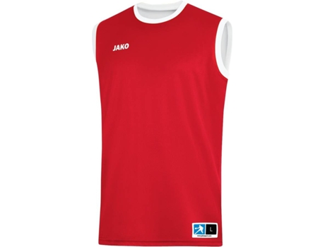 Camiseta de Hombre para Fútbol JAKO Sin Mangas Change Rojo (2XL)