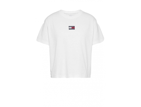 Blusa TOMMY JEANS Algodón Mujer (XS - Blanco)