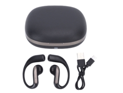 Auriculares Bluetooth Inalámbricos Con Gancho Para Oreja, Ligeros, Ocultación De Ruido, Color Negro
