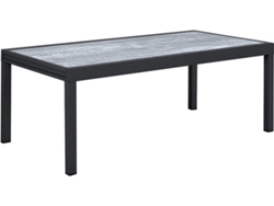 Mesa de jardín extensible de aluminio Lagos 200/320 x 105 x 76 cm Gris Habitat Et Jardin