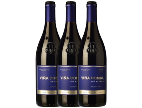 Vino BODEGAS BILBAÍNAS Bodegas Bilbaínas Viña Pomal 106 Barricas Rioja Reserva (0.75 L - 3 unidades)