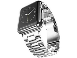 Kit Brazalete, Herramienta y Funda para Apple Watch Series 6 PHONECARE Stainless Lux Gris