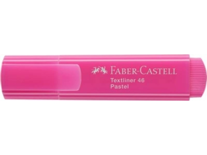 MARCADOR FLUOR PASTEL ROSA FABER CASTELL