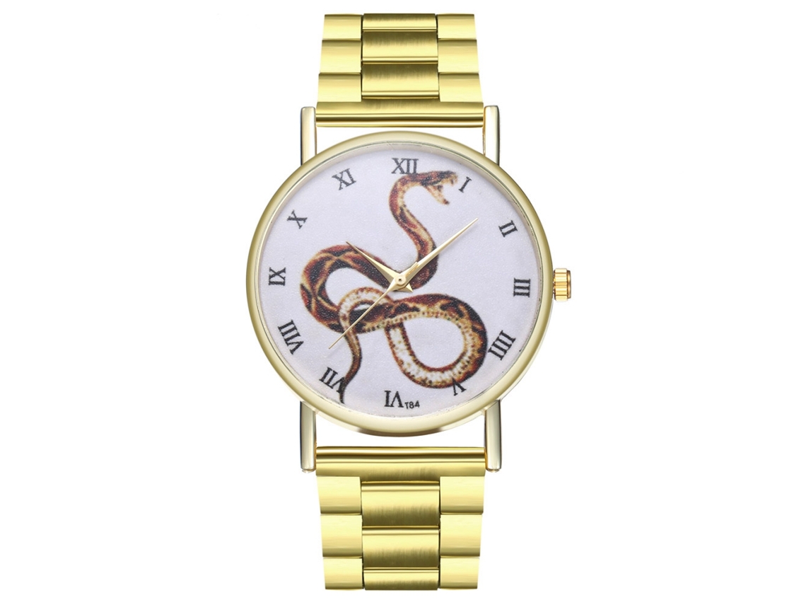 Reloj De Pulsera Unisex De Acero Con Números Romanos Moda Zhoulianfa