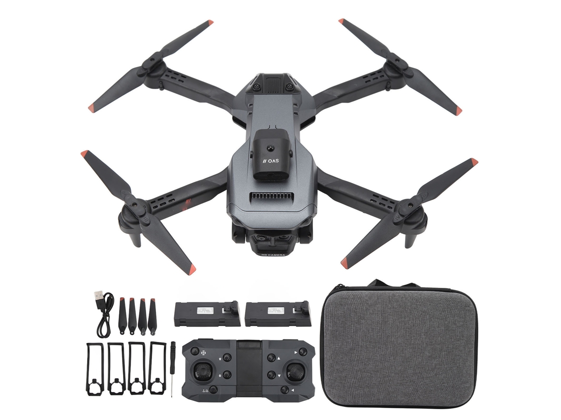 Dron Con Tres Cámaras Y Control Remoto Para Evitar Obstáculos, Fotografía Aérea Hd, Cuadricóptero Plegable Con Tres Baterías.