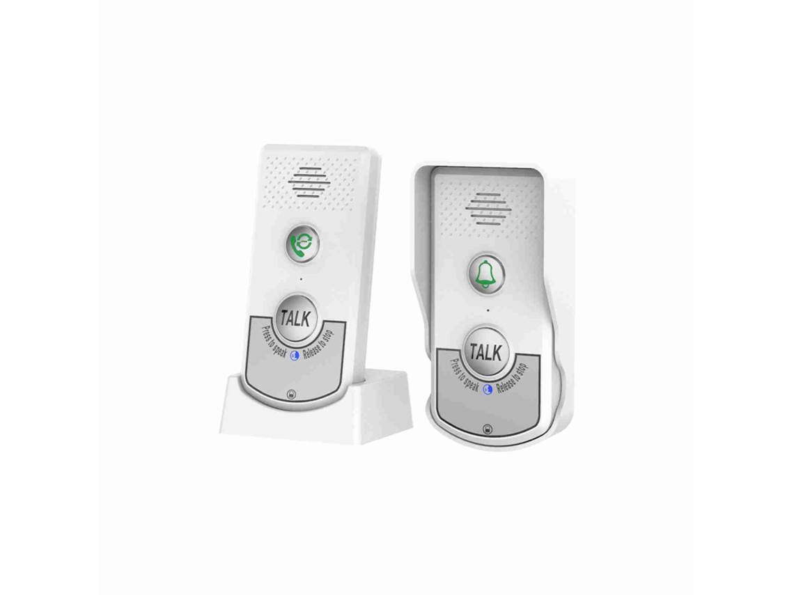 Timbre Inalámbrico Inteligente Recargable Con Intercomunicador, Alcance De 1000 M Y 3 Niveles De Volumen Para Uso Doméstico.