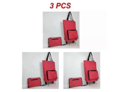 Bolsa de compras plegable, carrito con ruedas, organizador de verduras, portátil. GOKOCO