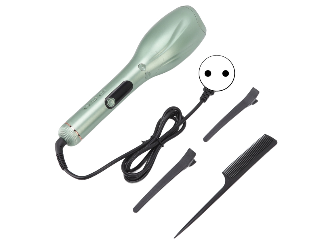 Prendedor De Cabelo Automático Cerâmico Aquecimento Rápido Para Cabelos Longos E Curtos 110‑240v Plugue Eu