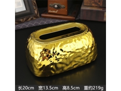 Caja De Pañuelos De Acrílico De Lujo (oro Brillante)