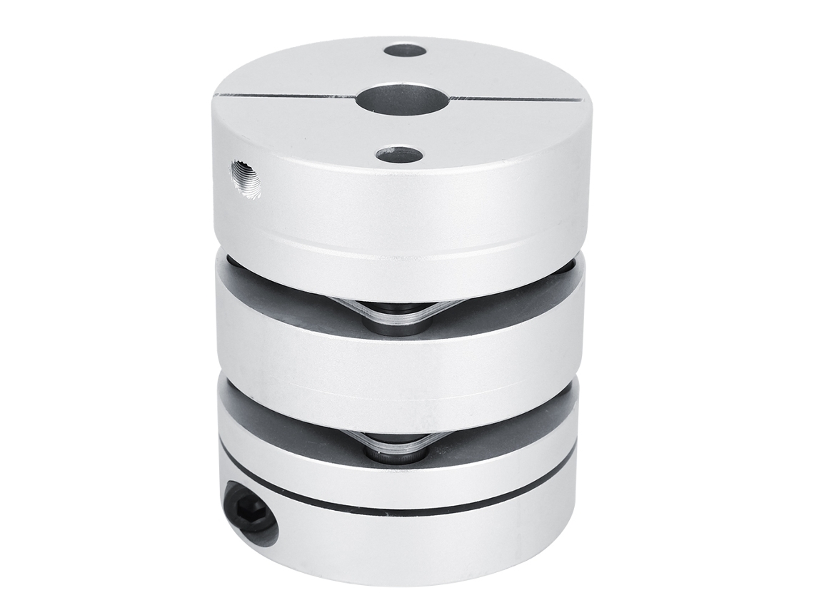 Acoplador De Eje De Doble Diafragma Gl-82x98-20x20 Para Accesorios Mecánicos De Motor Paso A Paso Cnc