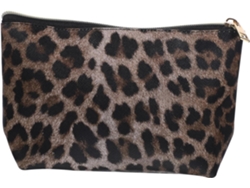 Neceser Portátil Con Estampado De Leopardo Para Mujer, Estuche Cosmético Multiusos Con Cremallera, Organizador Pequeño.