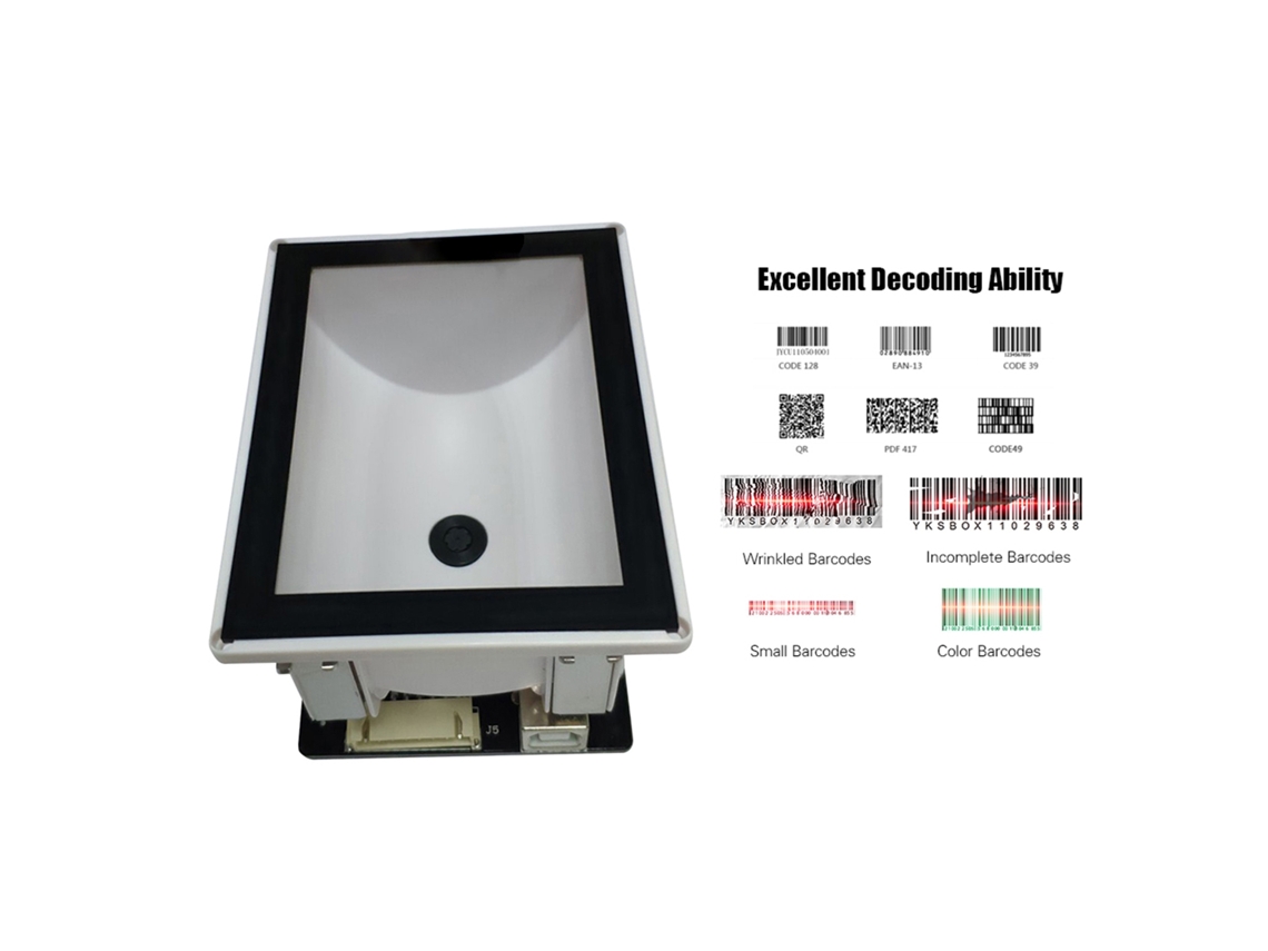 Módulo Escáner 2d/qr/1d Integrado Con Interfaz Usb Y Motor De Lectura De Códigos De Barras Cmos De 960*680.