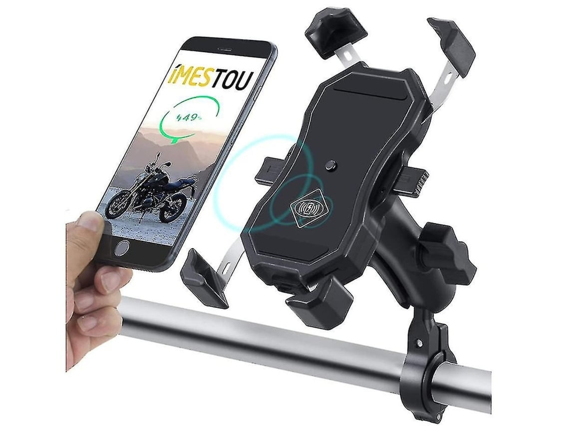 Cargador Carregamento Tecla Sem Qi Usb YEMAESRE Negro